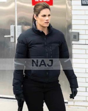 FBI S05 Special Agent Maggie Bell Black Puffer Jacket