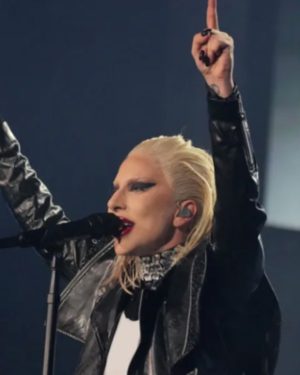 The Chromatica Ball World Tour Lady Gaga Leather Jacket