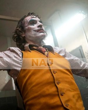 Joaquin Phoenix Joker Folie à Deux Brown Vest