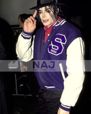Michael Jackson Sonic The Hedgehog Varsity Jacket