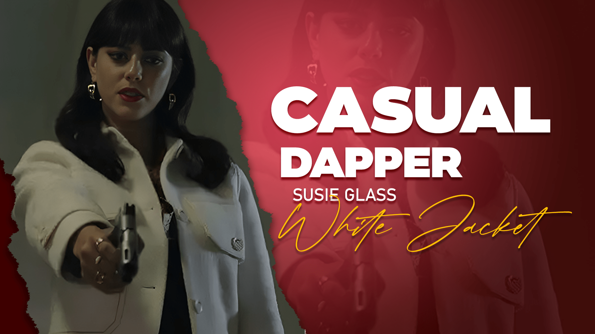 Casually DapperSusie Glass White Jacket-min