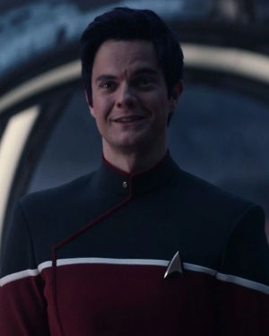 Star Trek Lower Decks Ensign Brad Boimler Red and Black Cosplay Uniform Jacket