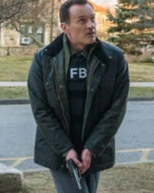 Julian McMahon FBI Most Wanted Series Agent Jess LaCroix Black Jacket