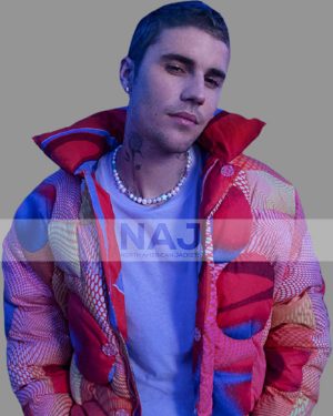 Our World 2021 Justin Bieber Puffer Multicolor Jacket