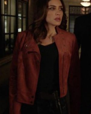 Arrow Season 6 Dinah Drake Brown Leather Jacket
