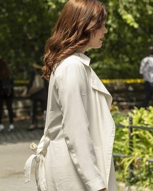 Jessica Whitly Tv Series Prodigal Son Bellamy Young White Cotton Coat
