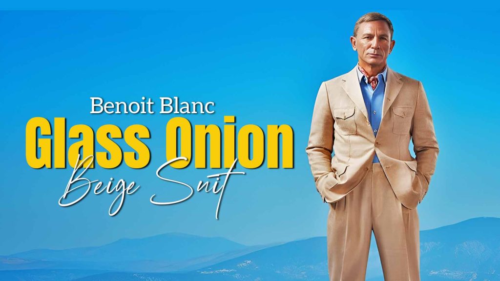 Benoit Blanc Glass Onion Beige Suit