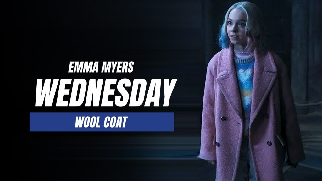 Emma Myers Wednesday Wool Coat