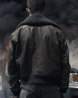 Connor Exodus Jimi Stanton Bomber Leather Jacket