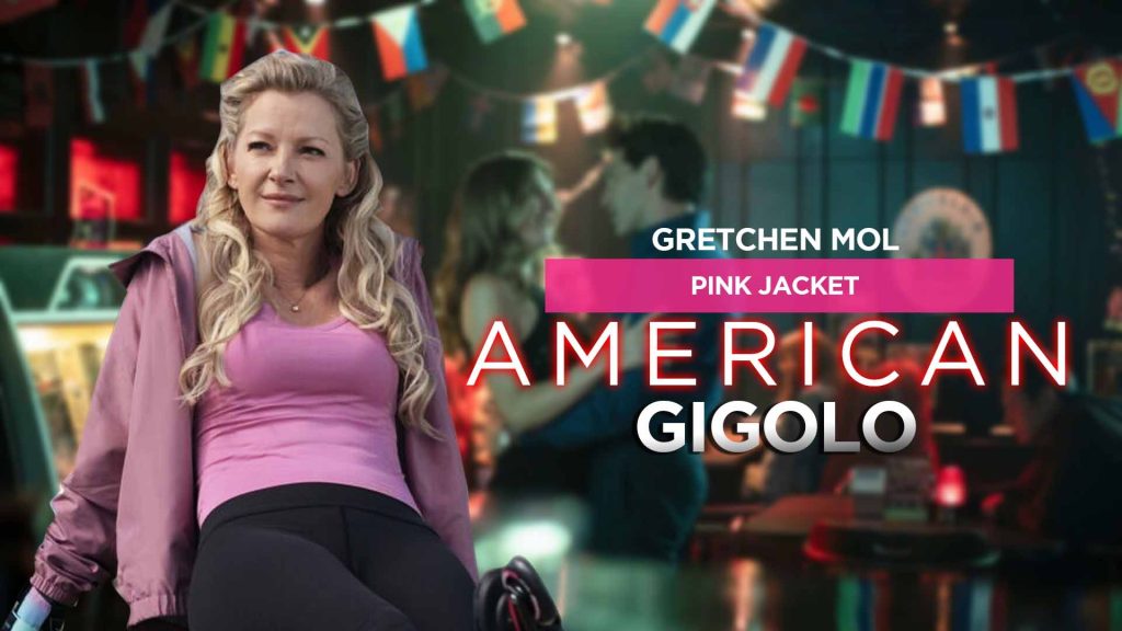 Gretchen Mol TV Series American Gigolo Pink Jacket