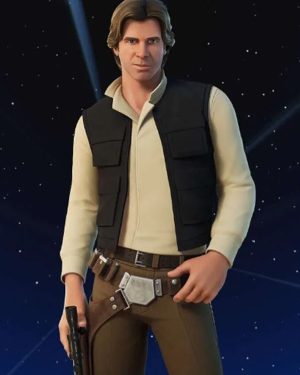 Han Solo Fortnite Star Wars 2023 Video Game Black Cotton Vest