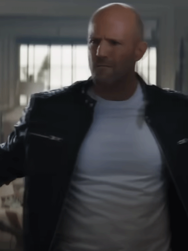 Jason Statham The Expendables 4 Black Leather Jacket - North American ...