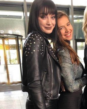 Lorna Dane Tv Series The Gifted S02 Emma Dumont Studded Black Leather Jacket