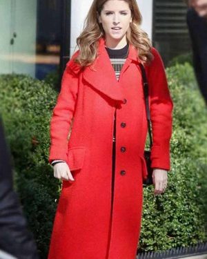 Anna Kendrick Love Life Red Trench Coat