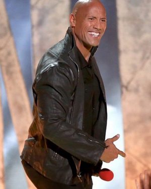 Dwayne Johnson MTV Awards Leather Jacket