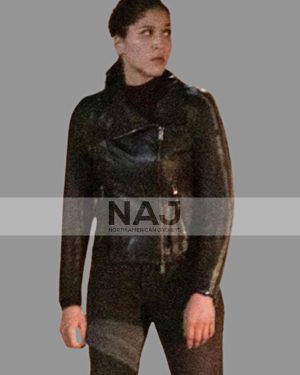 Tv Series Hawkeye Season 01 Alaqua Cox Black Leather Jacket