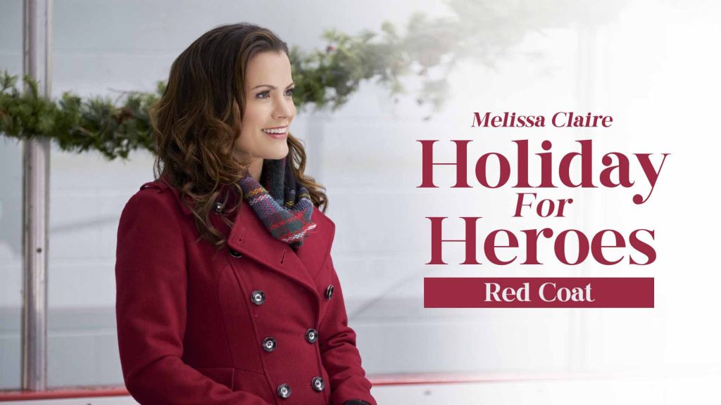 Melissa Claire Egan Holiday For Heroes Red Coat