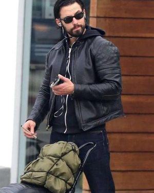 Milo Ventimiglia The Visitors Leather Quilted Jacket