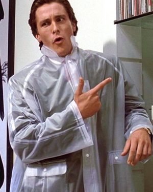 Christian Bale American Psycho Trench Coat