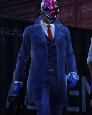 Payday 3 Video Game James Hoxworth Hoxton Blue Trench Coat