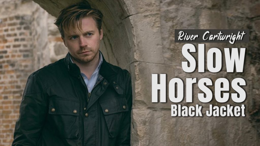 River Cartwright TV Series Slow Horses Black Jacket2