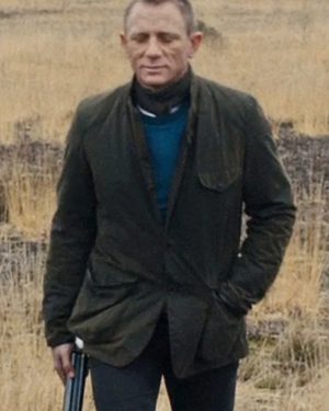 Daniel Craig Skyfall James Bond Brown Cotton Jacket