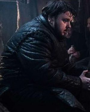 Game of Thrones Samwell Tarly Black Quilted Jacket