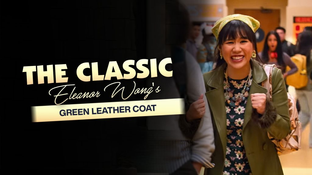 The Classic Eleanor Wong's Green Leather Coat