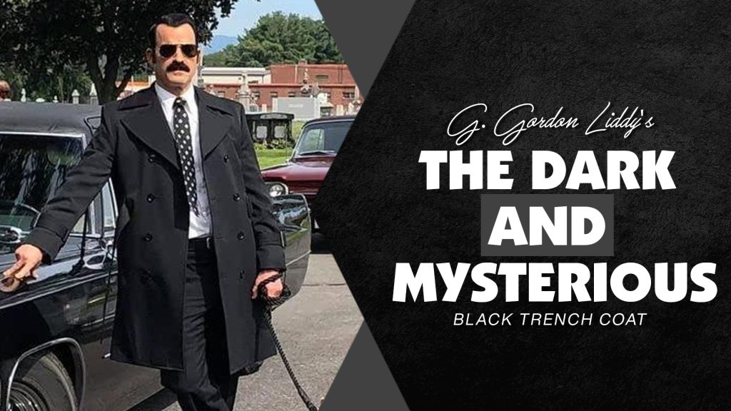The Dark and Mysterious G. Gordon Liddy's Black Trench Coat