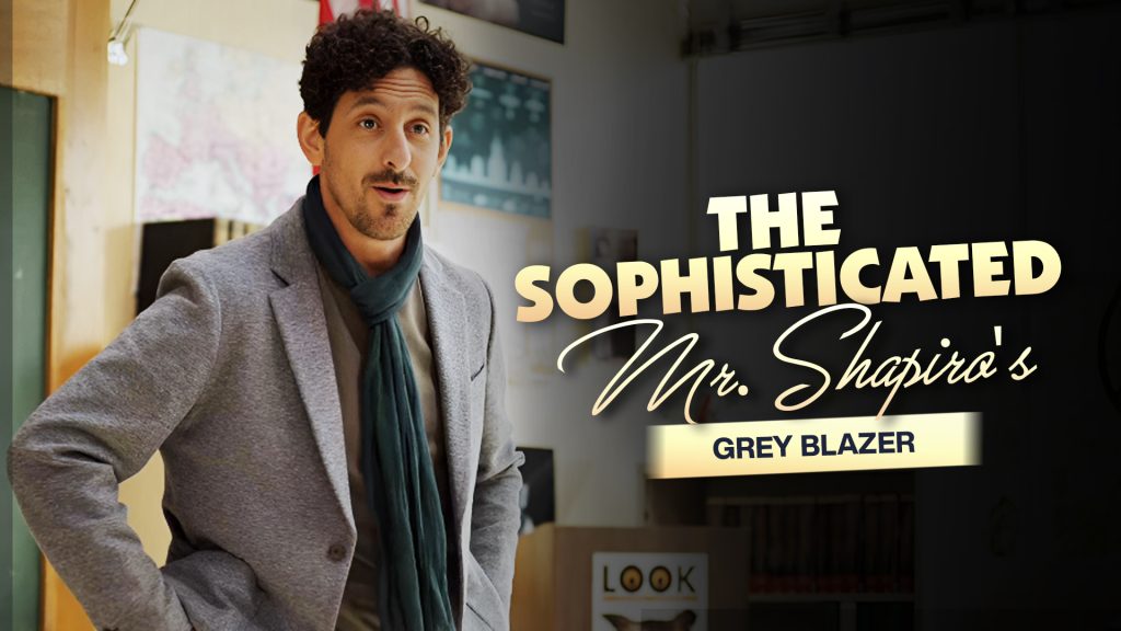 The Sophisticated Mr. Shapiro's Grey Blazer