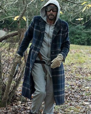 The Walking Dead S10 Negan Smith Plaid Coat