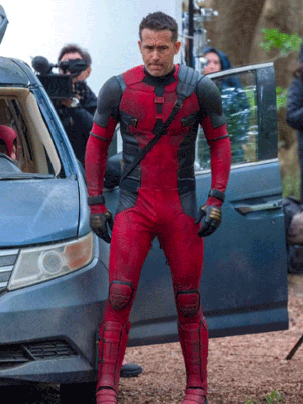 Ryan Reynolds Deadpool 3 (2024) Red Costume Jacket - North American Jackets